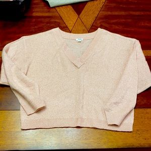 Oversized crop top sweater!
